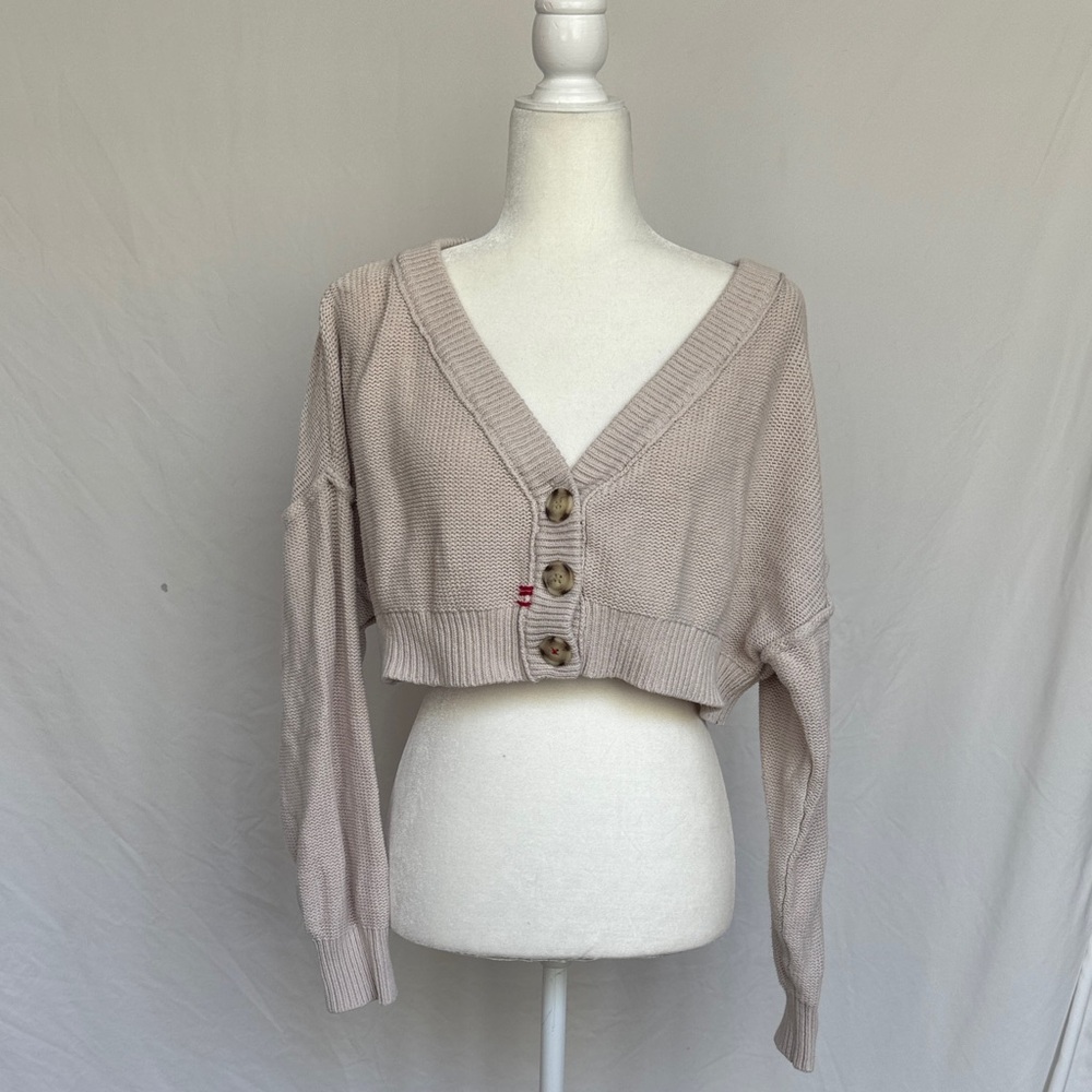 Urban Outfitters Cream V-Neck Sweater